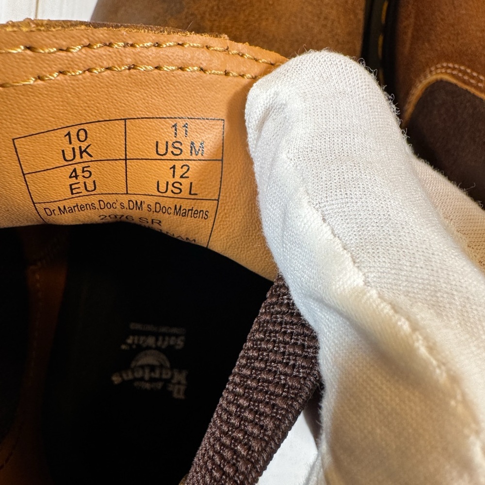 Dr. Martens Men’s Slip-On Chelsea Boots – Size 11 (Brown) – NWT - Picture 11 of 12